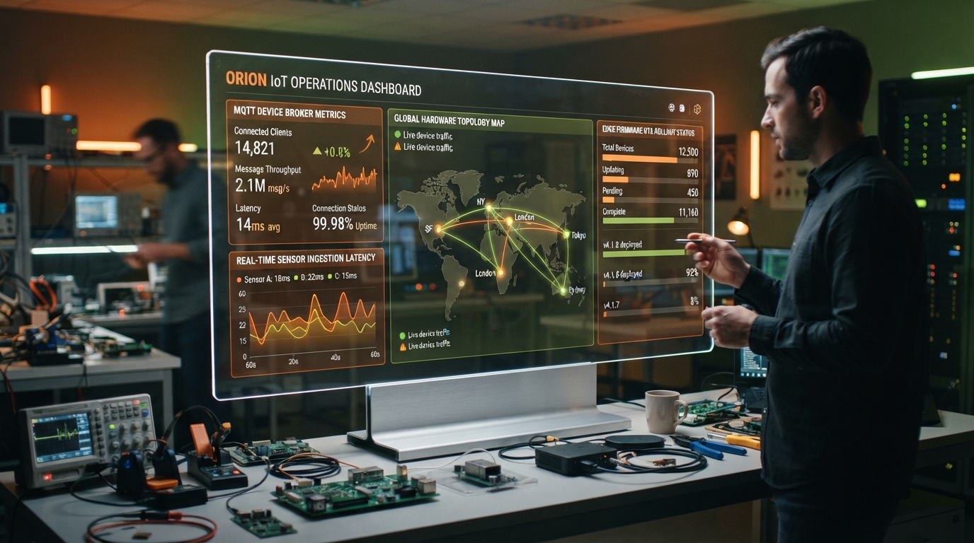 Industrial IoT and Edge Computing Control Center